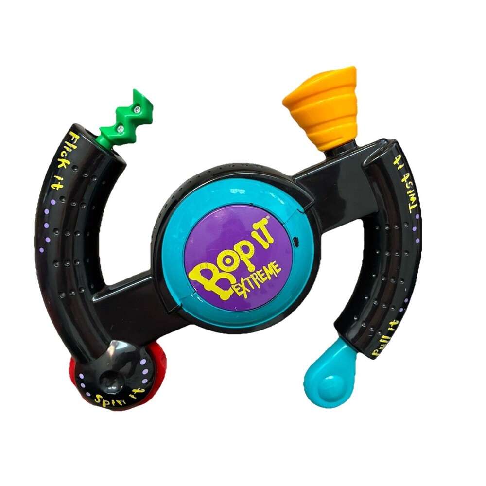 Bop It Extreme Hand Held Game 1998 Vintage Hasbro Toys Tested Works w/Batteries